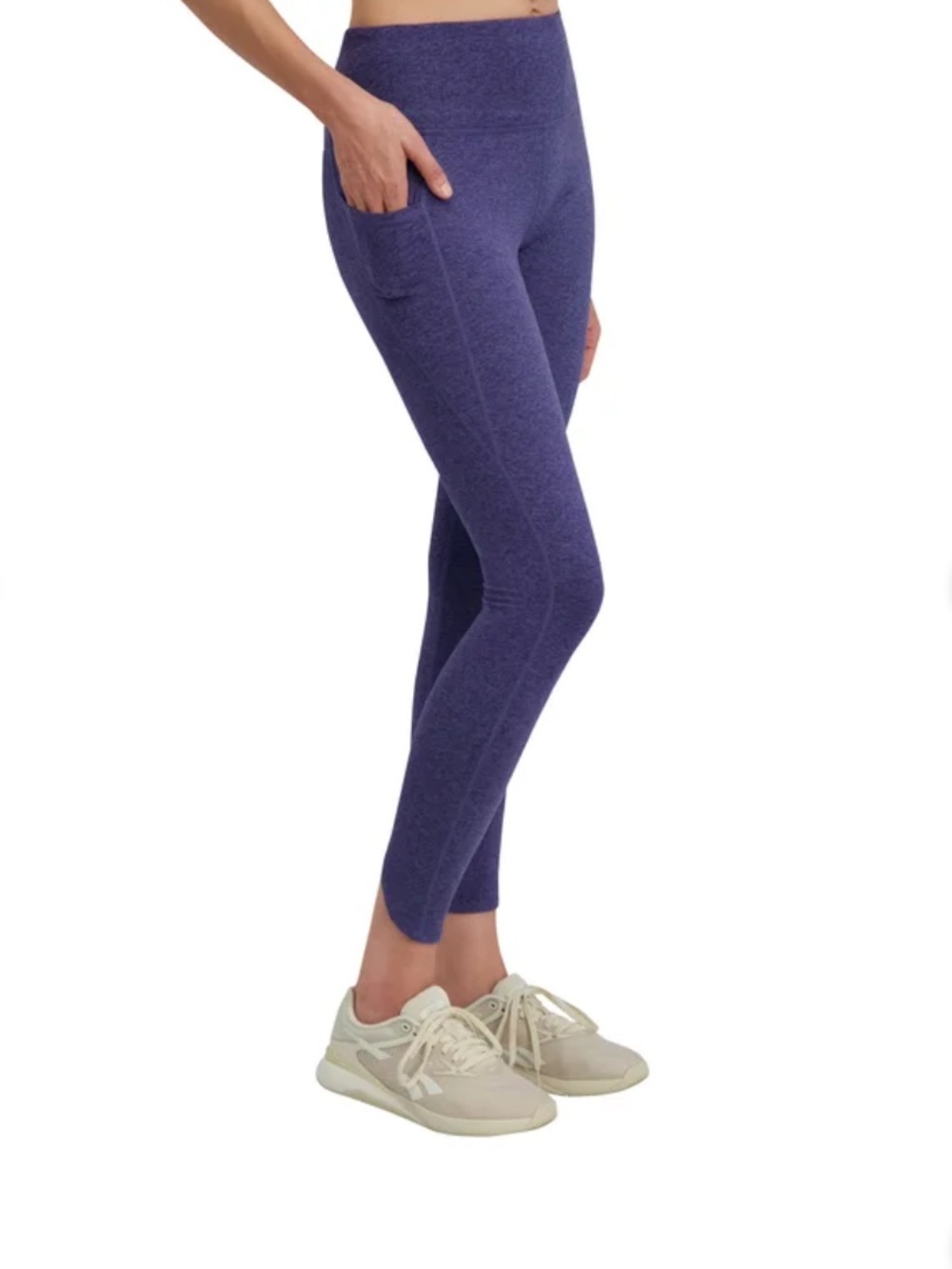 Gaiam High Rise Petal Legging Deep Cobalt Heather Size XL - Picture 3 of 16